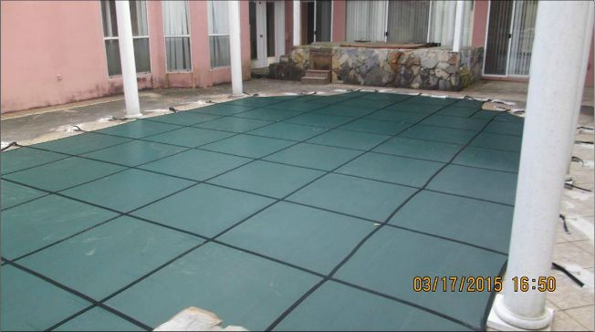 Pool Cover sized to fit any swimming pool.